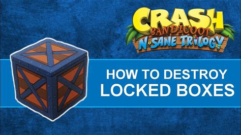 how to break steel boxes in crash bandicoot|breaking metal boxes in bandicoot.